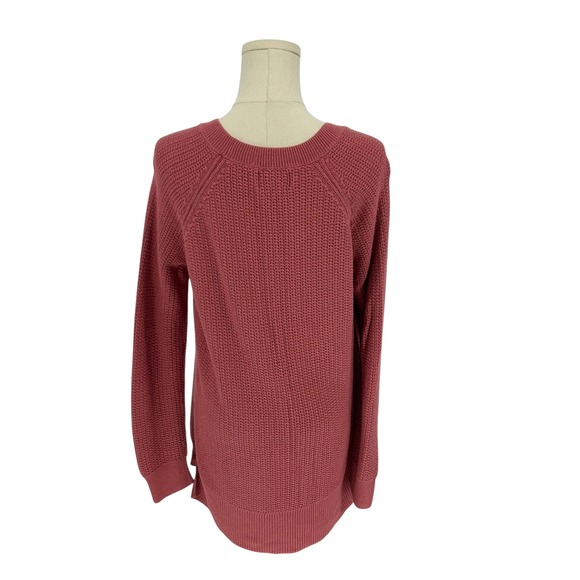 Old Navy Mauve Crew Neck Knit Sweater - Picture 2 of 4